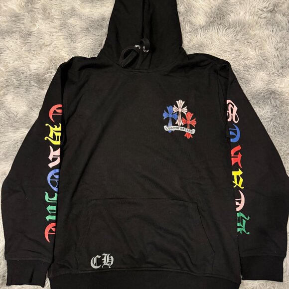 Chrome Hearts Other - Chrome Hearts Multi Color Cross Cemetery Hoodie Size Medium or Large